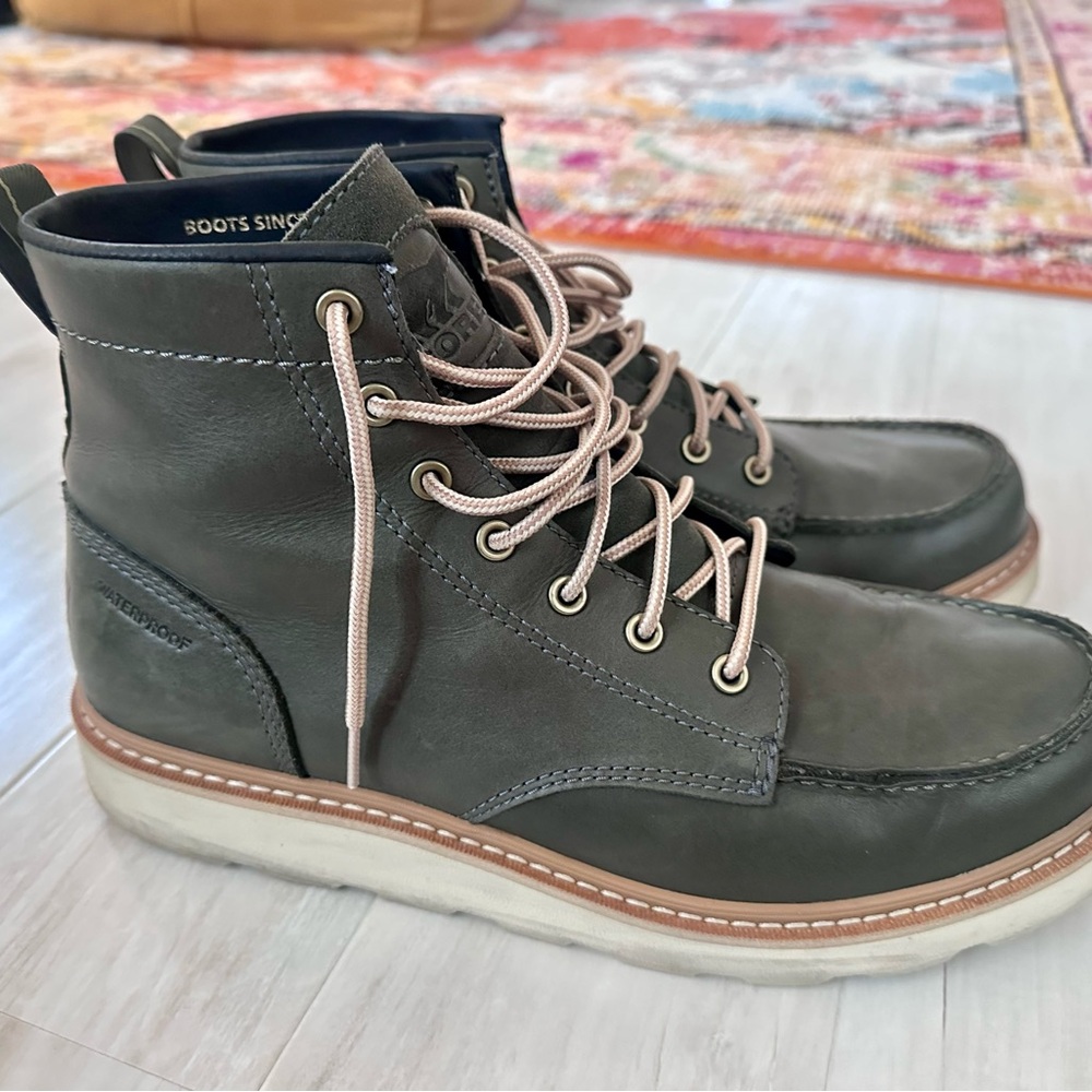 Sorel Men's Slabtown '62 Waterproof Moc Toe Boots